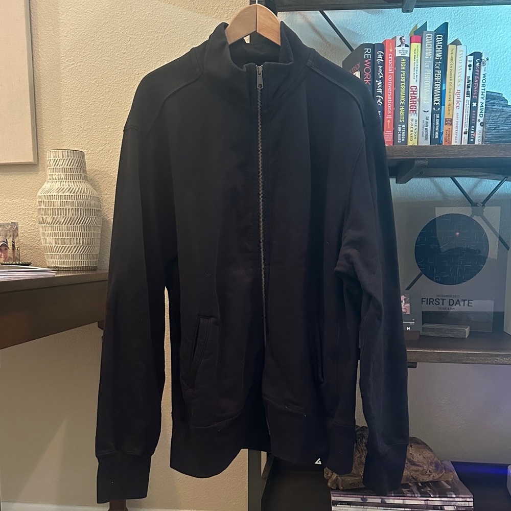 American Giant Black Full-Zip Jacket